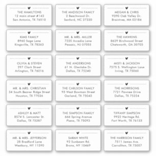 18 Modern Wedding Recipient Individual Address