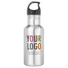18 oz Personalised Water Bottle with Company Logo