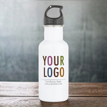 18 oz Personalised Water Bottle with Company Logo