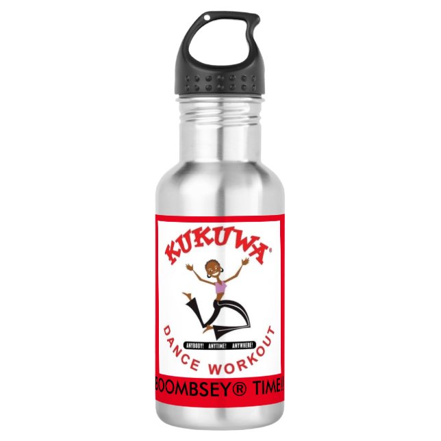 18 oz Water Bottle - All Colours (Front)