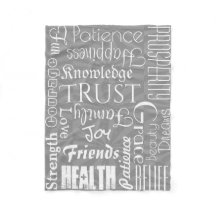 18 Personalised Names or Words Best Wishes fleece