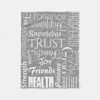 18 Personalised Names or Words Best Wishes fleece