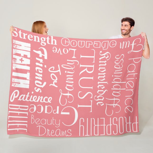 18 Personalised Names or Words Best Wishes fleece (In Situ)