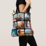 18 Photo Double Sided Black Carry Bag<br><div class="desc">Black Double Sided Carry Bag with 18 Personalised Rounded Photos.</div>