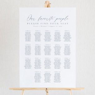 18 Tables Our Favourite People Seating Chart