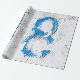 18 text on wall wrapping paper