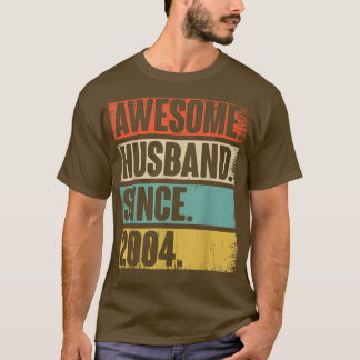 18 Wedding Aniversary Gift For Him Epic Husband Si T-Shirt