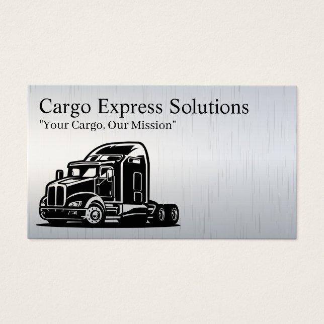 18 Wheeler Truck | Shipping Cargo Transport (Front)
