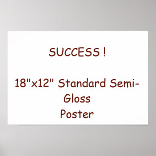 18"x12" Standard Semi-Gloss Poster