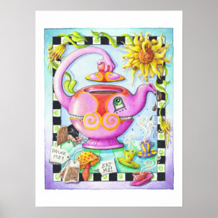 18"x24" ARCHIVAL PRINT - MAD ABOUT TEA PARTY