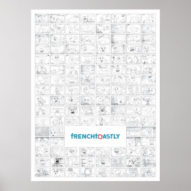 18" x 24" 120 Days Project Poster, Gloss Paper Poster (Front)