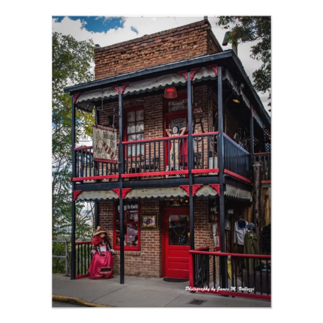 18 X 24 - House of Joy Jerome, AZ. Photo Print (Front)