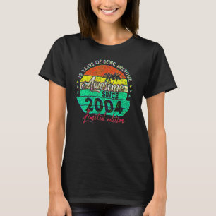 18 Year Of Being Awesome 18 Birthday  18 Year Old T-Shirt
