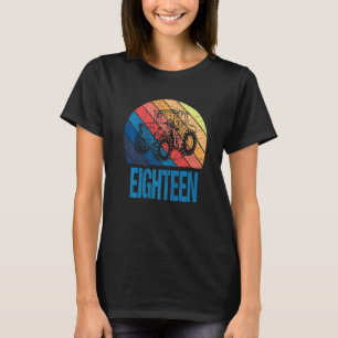 18 Year Old 18th Birthday Tractor Farmer Boys Girl T-Shirt