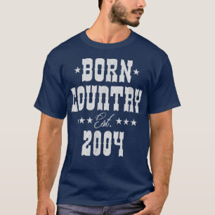 18 Year Old Country Music Lover 2004 18th Birthday T-Shirt