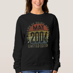 18 Year Old May 2004 18th Birthday 2 Sweatshirt