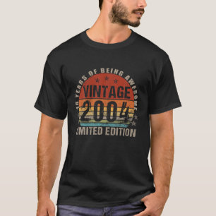 18 Year Old Vintage 2004 Limited Edition 19Th Birt T-Shirt