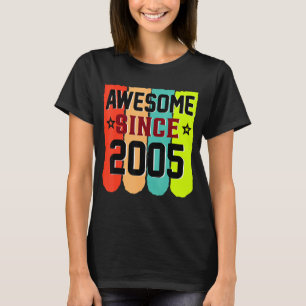 18 Year Old Vintage 2005 18th Birthday 1 T-Shirt