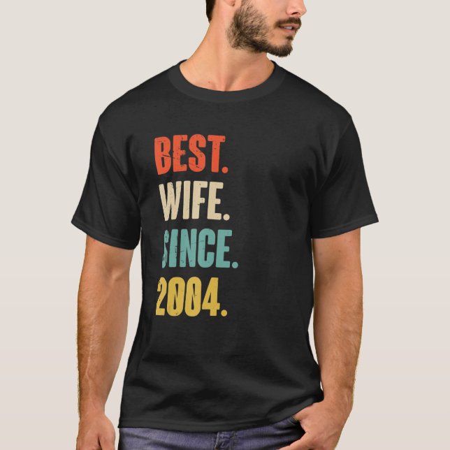 18 Year Wedding Anniversary For Her  Best Wife Sin T-Shirt (Front)