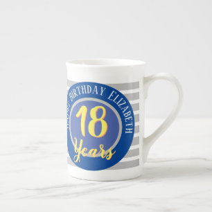 18 Years Birthday Commemorative Bone China Mug