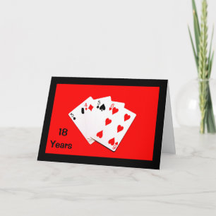 18 Years Is A Big Deal! Anniversary Card