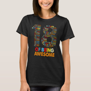 18 Years Of Being Awesome 18 Yr Old 18th Birthday T-Shirt