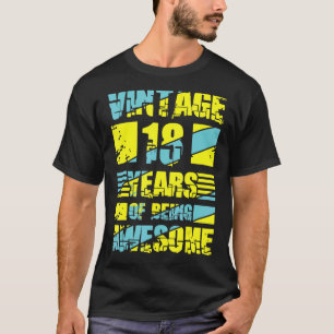 18 Years Old 18th Birthday 4 T-Shirt