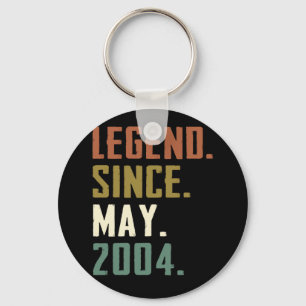18 Years Old Legend Since May 2004 18th birthday Key Ring