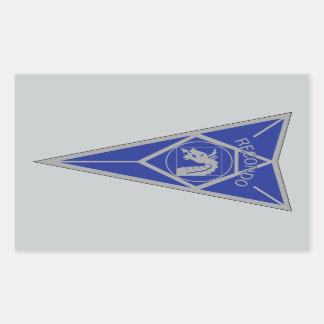 18th Airborne Recondo - Fort Bragg - Infantry Blue Rectangular Sticker