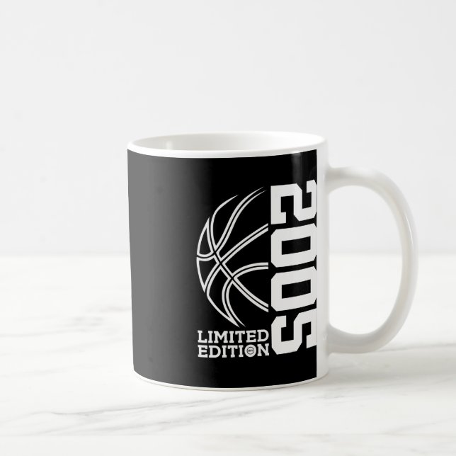 18th Birthday Basketball Limited Edition 2005  Coffee Mug (Right)