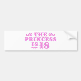 18th Birthday Bumper Sticker
