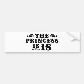 18th Birthday Bumper Sticker