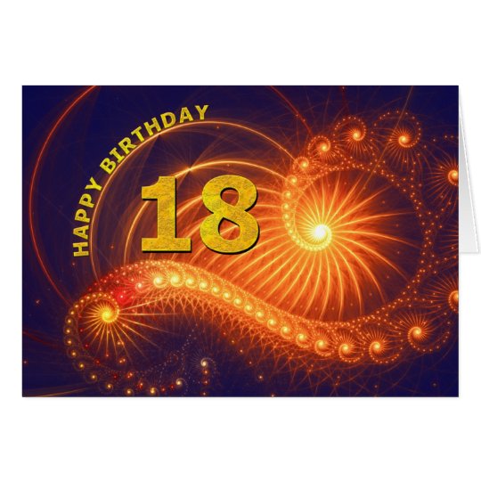 18th birthday card