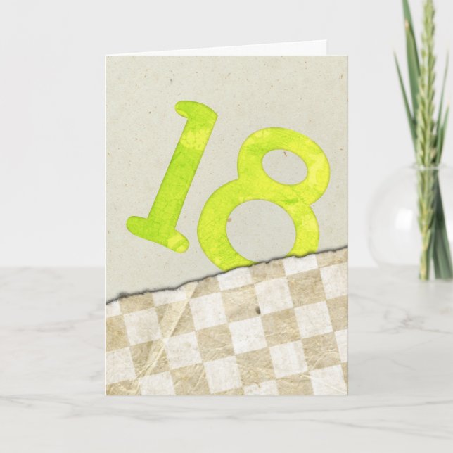 18th Birthday Card (Front)