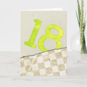 18th Birthday Card