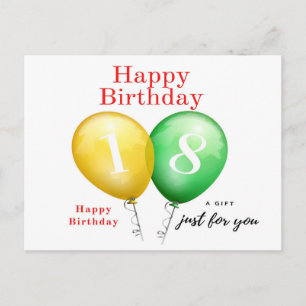 18th Birthday Card for her