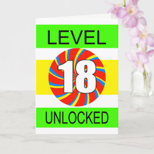 18th Birthday Computer Gamer Card