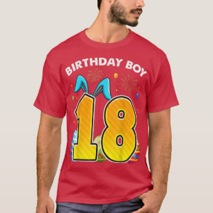 18th Birthday Easter Bunny Ears 18 Years Old Birth T-Shirt