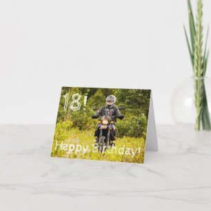 18th birthday for a boy with your photo card