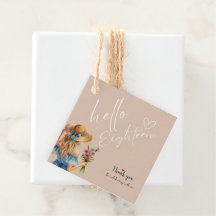 18th Birthday Gift tag