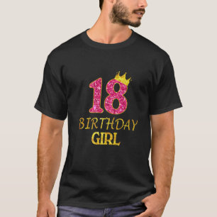 18Th Birthday Girl Princess 18 Years Old 18Th Gift T-Shirt