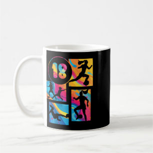 18th Birthday Girl Soccer Player Footll 18 Years O Coffee Mug