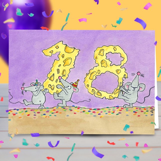 18TH BIRTHDAY greeting card by Nicole Janes (Creator Uploaded)