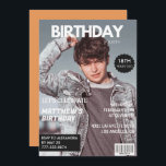 18th birthday invitations for him Magazine Cover<br><div class="desc">18th birthday invitations for him Magazine Cover photo</div>