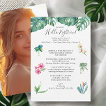 18th Birthday Invitations Luau Pool Party<br><div class="desc">Tropical 18th Birthday Invitations – Luau Pool Party Itinerary 🌺🏝️ Celebrate eighteen in style with these vibrant luau party invitations, featuring a monstera leaf design and watercolor icons to highlight your event schedule. 🎉 Custom Pool Party Invitations – Perfect for a Hawaiian-themed bash. 🌿 Tropical Elegance – Hand-painted watercolor palm...</div>