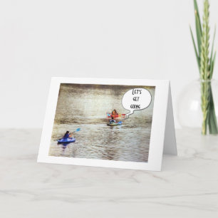 **18th  BIRTHDAY** KAYAK STYLE Card