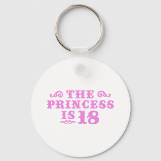 18th Birthday Key Ring