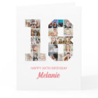 18th Birthday Number 18 Photo Collage Personalised