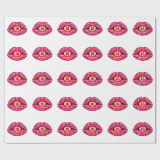 18th birthday part Scottish tartan scotland gift Wrapping Paper