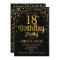 18th Birthday Party - Black & Gold